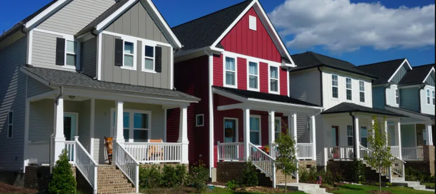 Family houses in suburbs