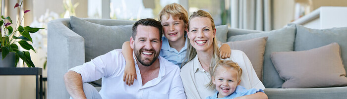 Family sitting together